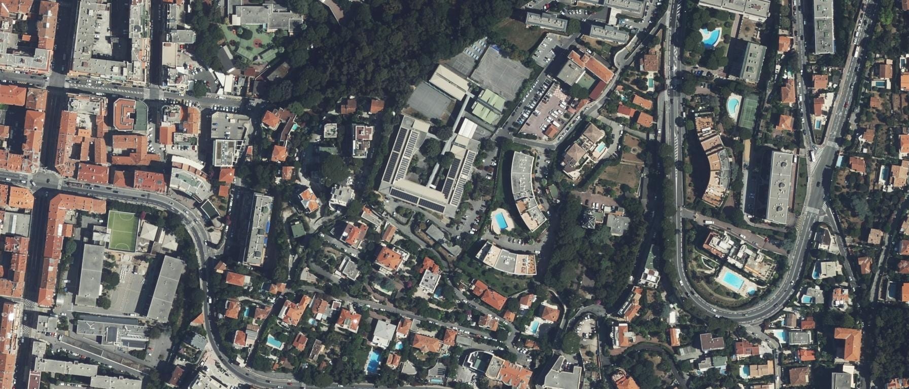 Vue aérienne de Lycée professionnel les Palmiers