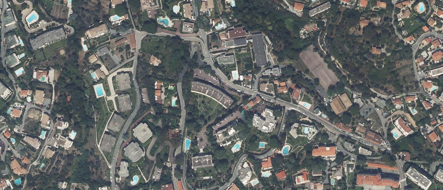 Vue aérienne de Lycée Les Fauvettes