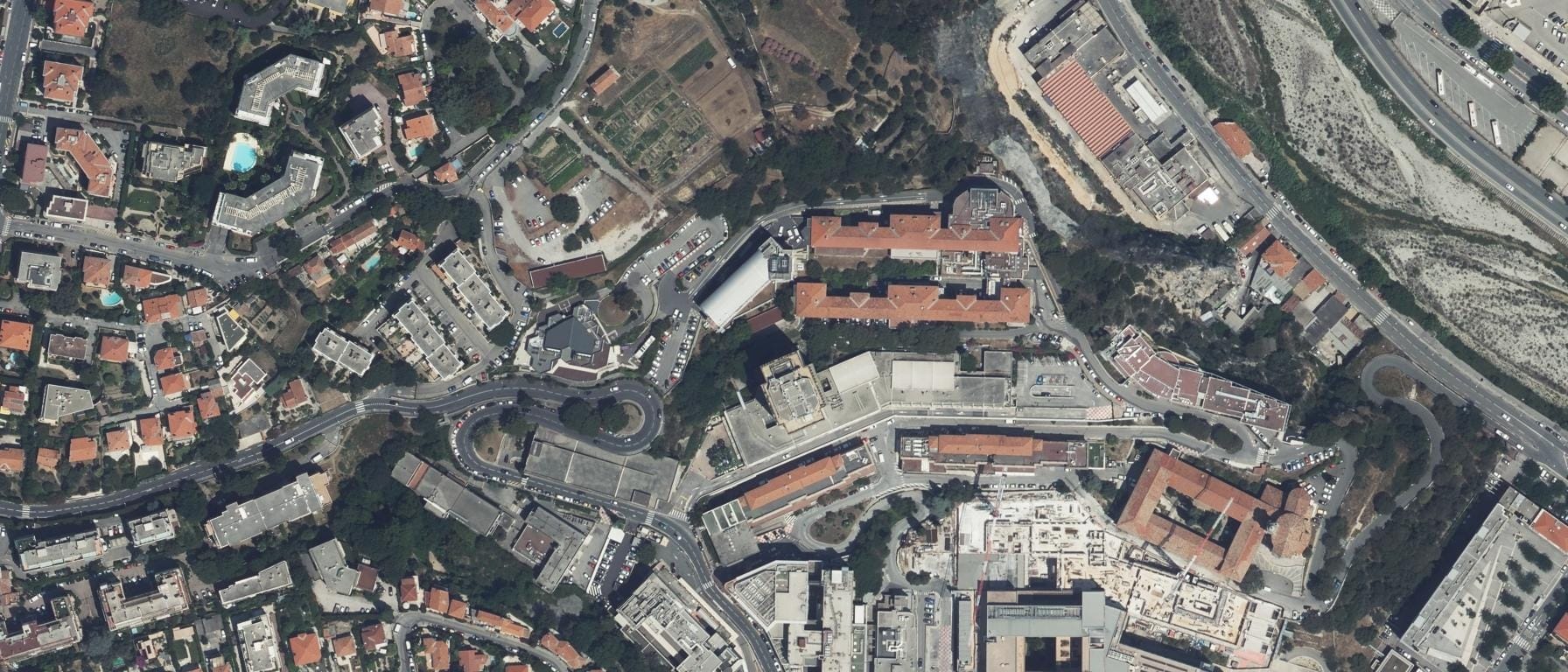 Vue aérienne de Université Côte d'Azur - UFR de Médecine