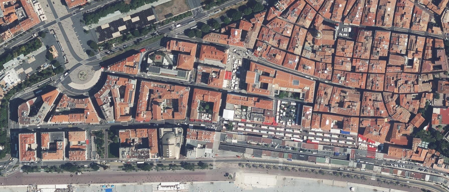 Vue aérienne de Ecole technique privée d'esthétique F Gontard