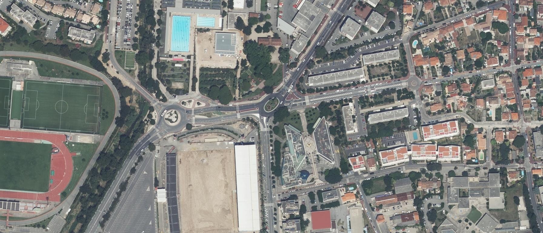 Vue aérienne de FACULTE DES METIERS CFA MUNICIPAL DE LA VILLE DE CANNES