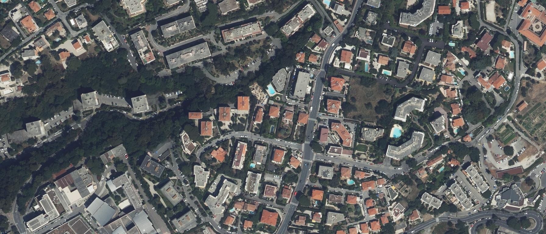 Vue aérienne de IFSI Croix Rouge Française Nice