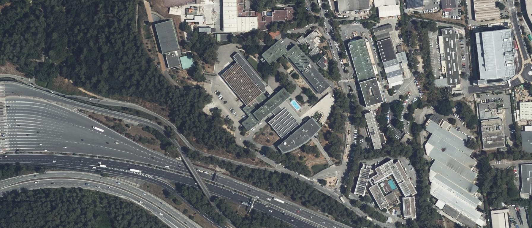Vue aérienne de Lycée Léonard De Vinci
