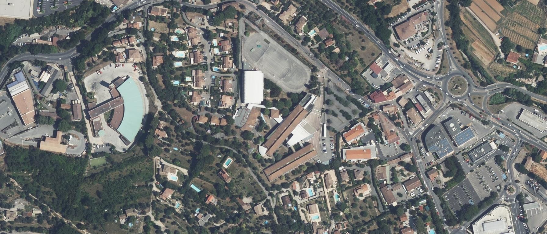 Vue aérienne de Lycée Alexis De Tocqueville