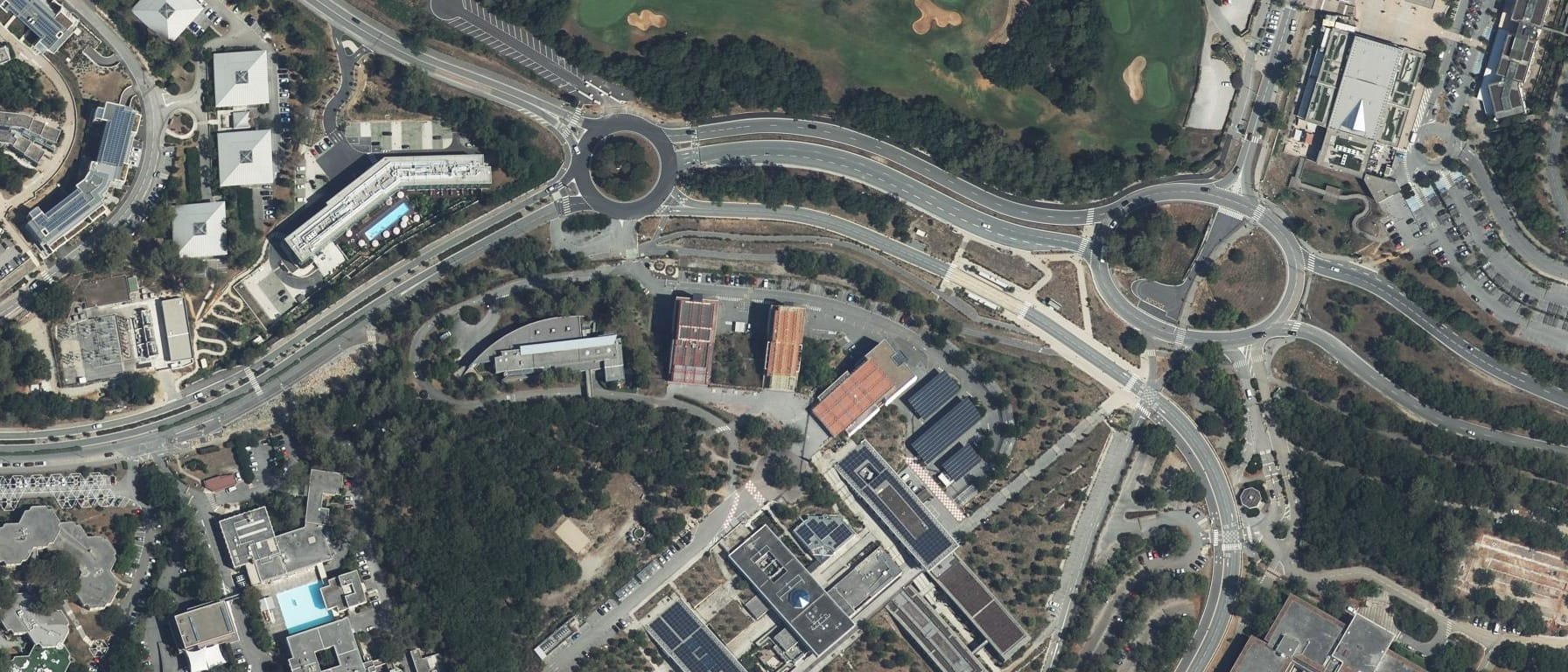 Vue aérienne de I.U.T de Nice - Antenne de Valbonne