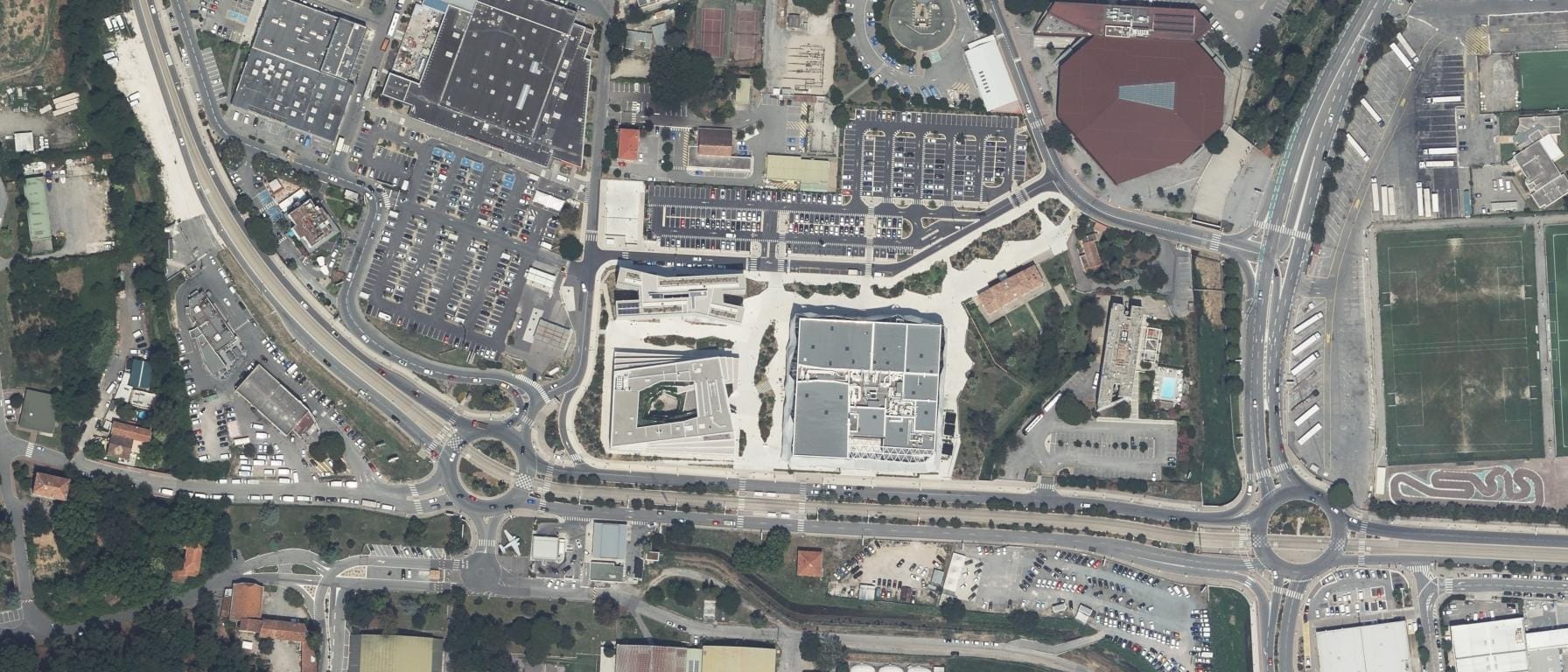 Vue aérienne de I.U.T de Nice - Antenne de Cannes