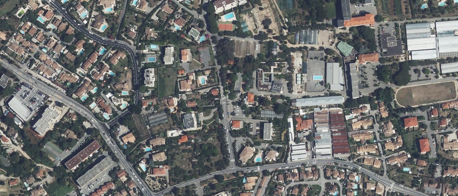 Vue aérienne de CFPPA Antibes