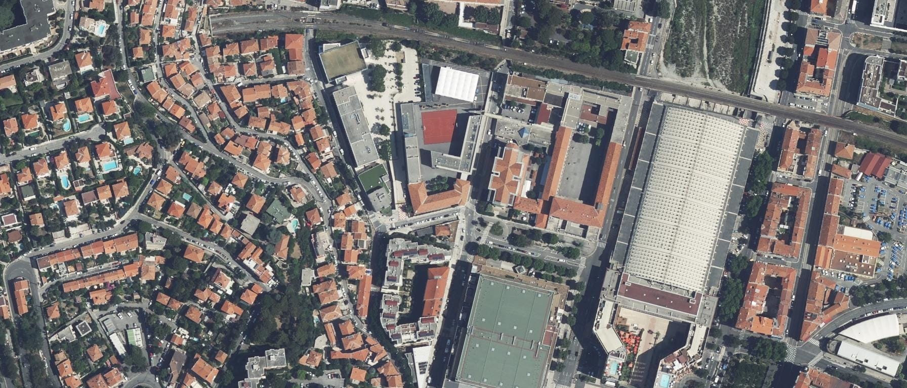 Vue aérienne de Centre de Formation d'Apprentis Régional de Don Bosco