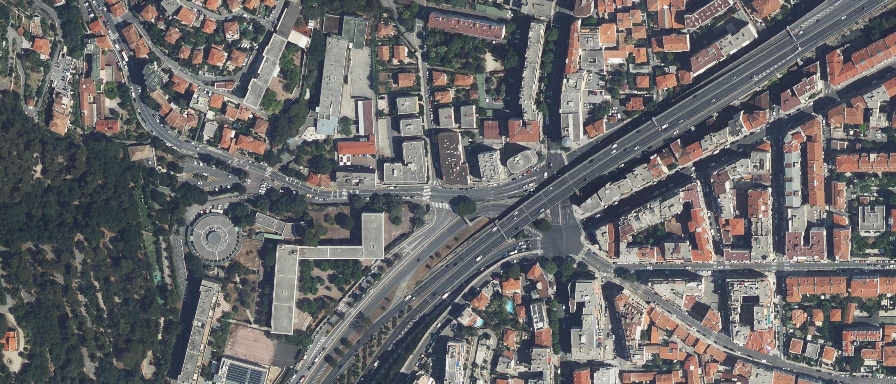 Vue aérienne de Site de formation d'apprentis AURLOM PREPA Nice