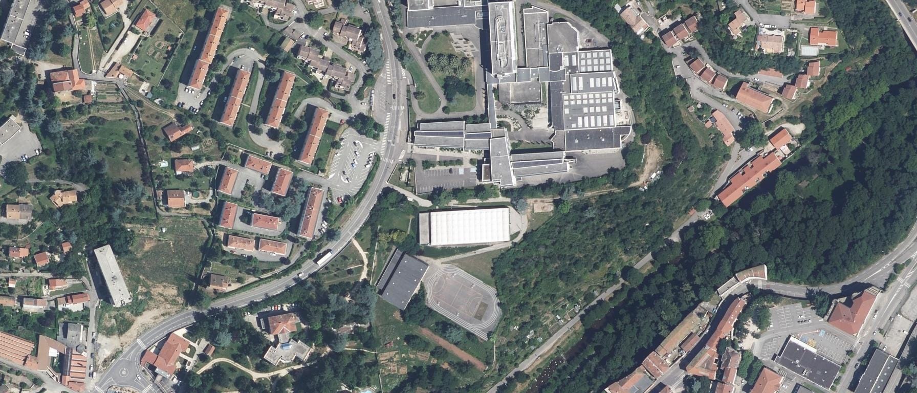 Vue aérienne de Lycée Boissy D'Anglas