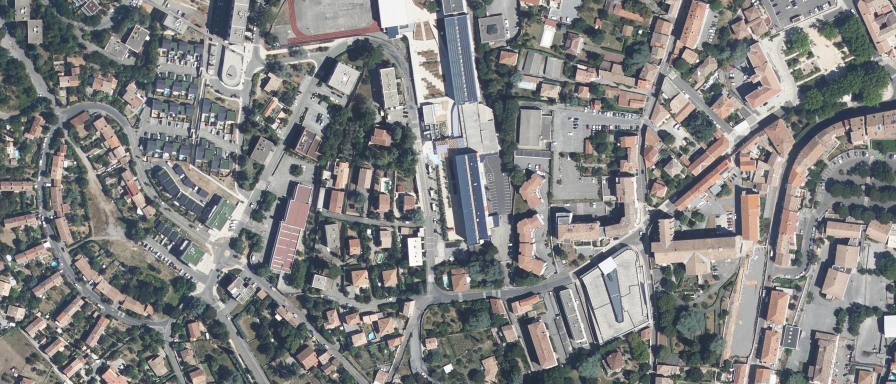 Vue aérienne de Lycée Marcel Gimond