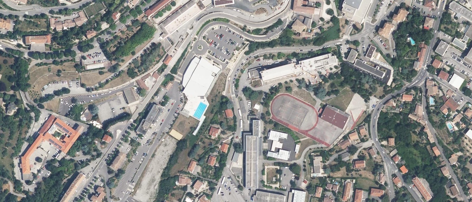 Vue aérienne de Lycée Vincent d'Indy