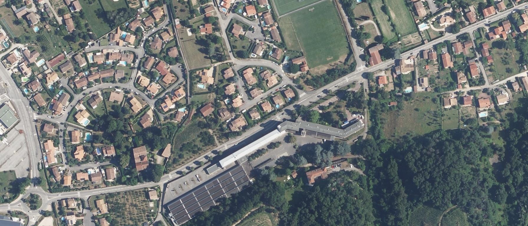 Vue aérienne de Lycée professionnel Marius Bouvier