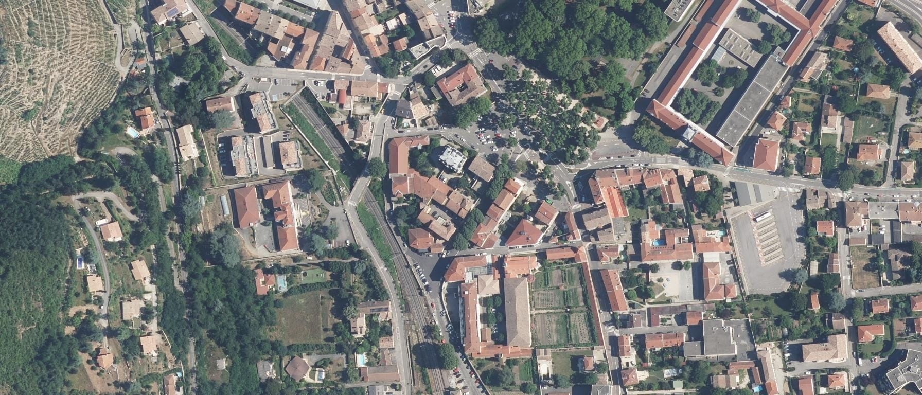 Vue aérienne de Lycée polyvalent du Sacré-Coeur