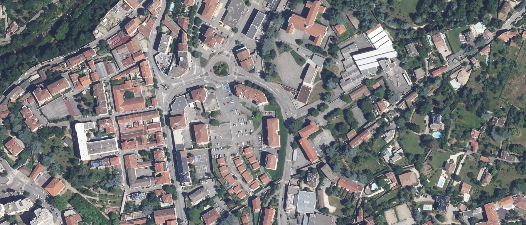 Vue aérienne de Lycée professionnel Marc Seguin
