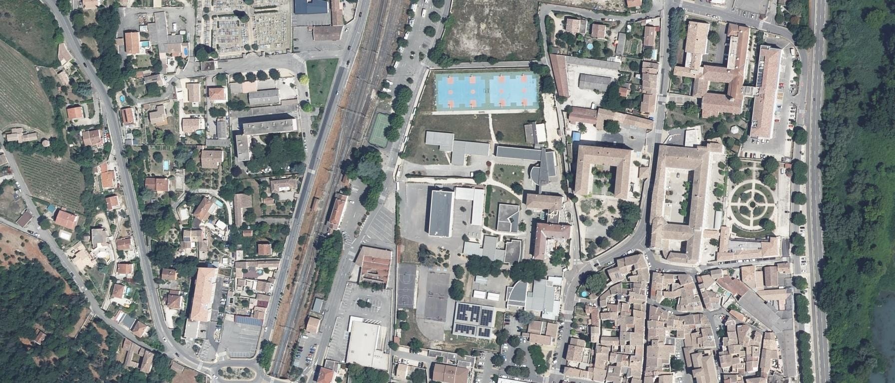 Vue aérienne de LEP Rivier
