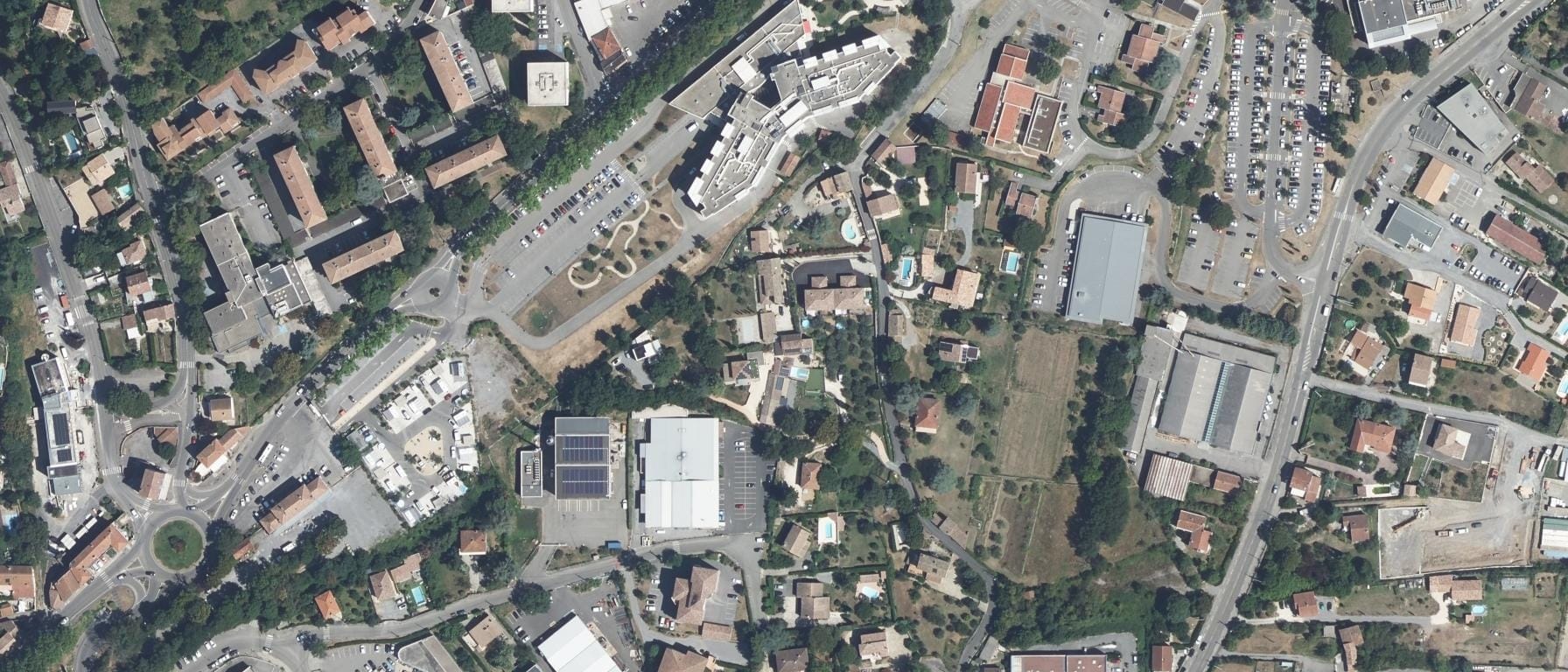 Vue aérienne de IFSI CH Ardèche Méridionale