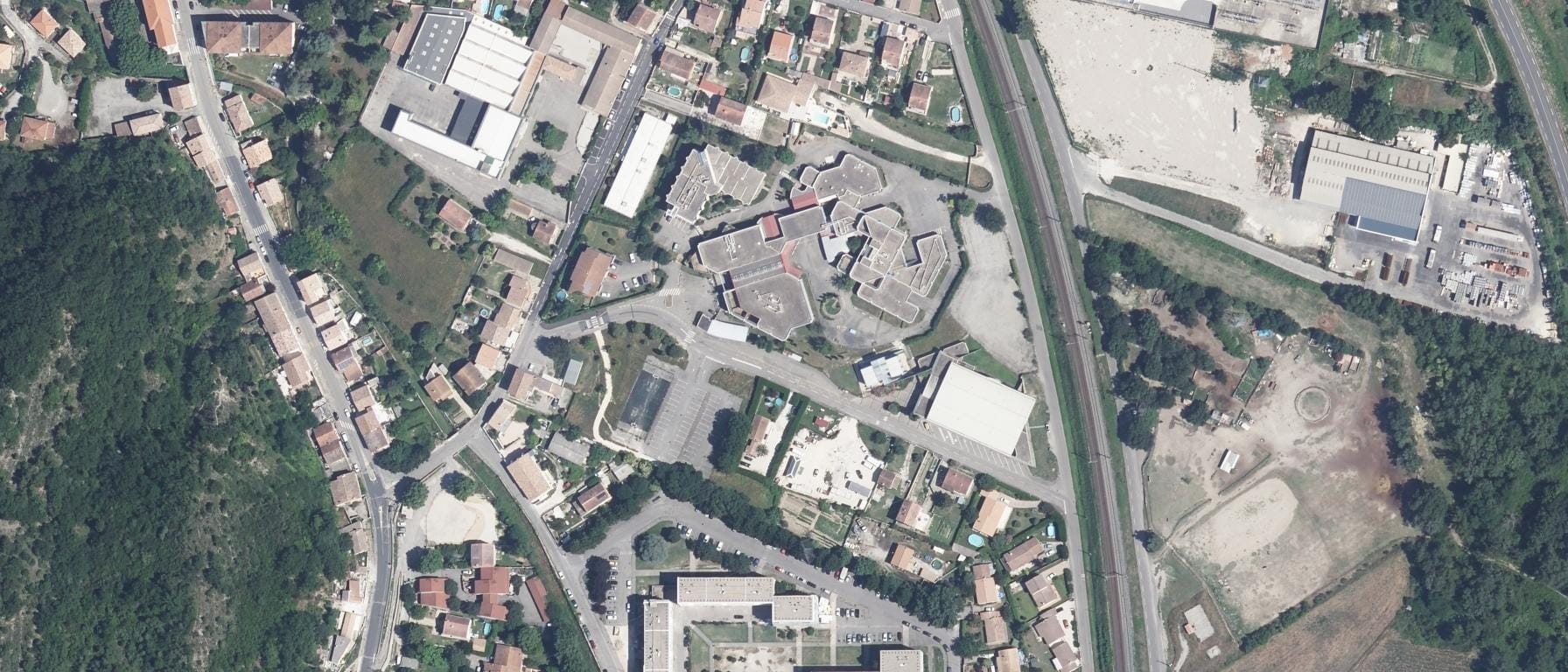 Vue aérienne de Lycée Xavier Mallet