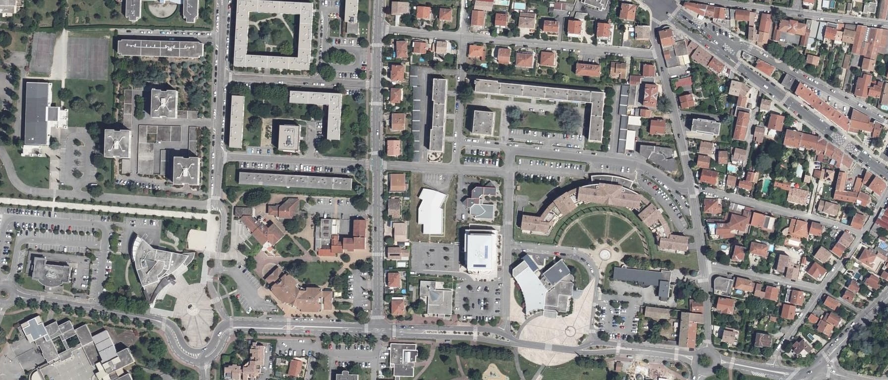 Vue aérienne de Ecole supérieure de santé CFAP