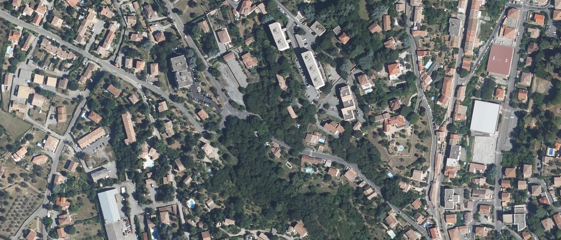 Vue aérienne de Centre de formation continue Infrep - Aubenas