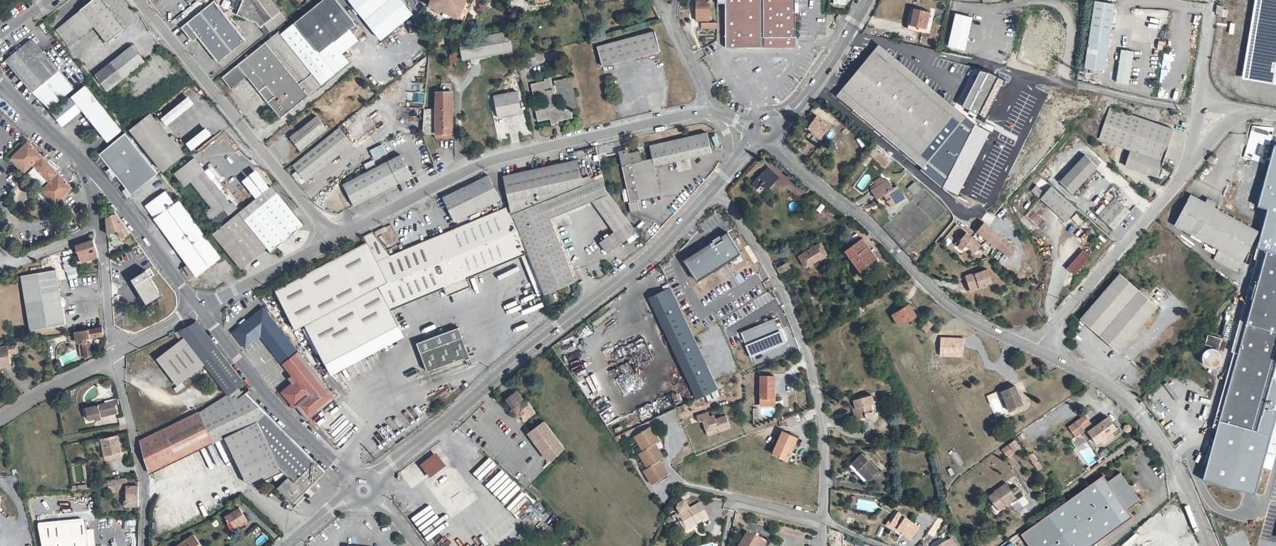 Vue aérienne de PASS Aubenas – Université Claude Bernard Lyon 1