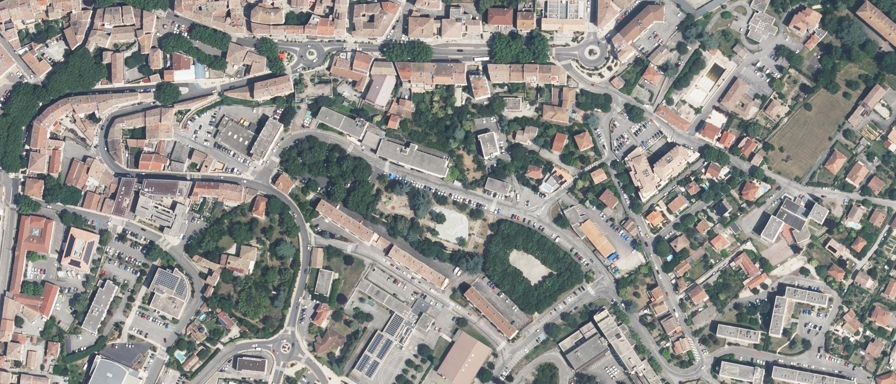 Vue aérienne de Organisme de formation-Centre de formation d'apprentis du groupe SOMEFORM-Privas