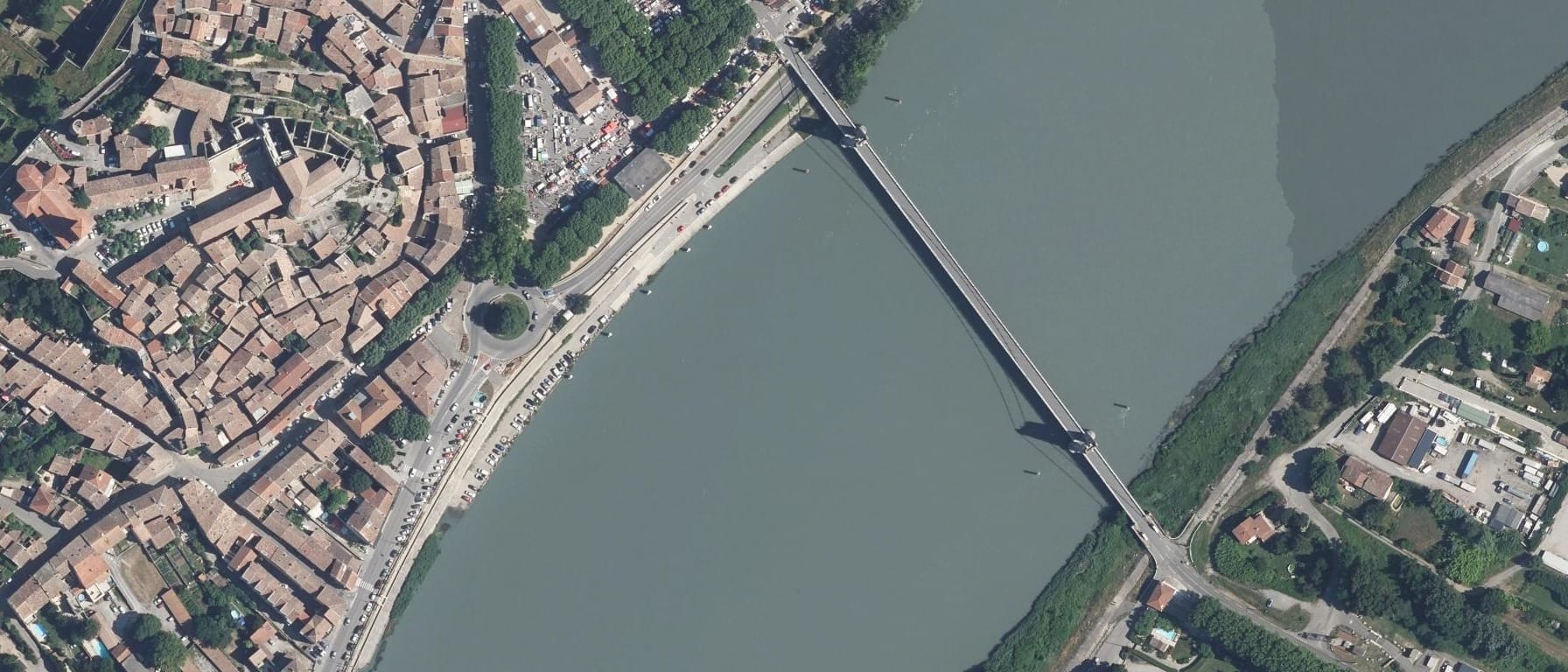 Vue aérienne de Centre de formation d'apprentis IFTEA - LA VOULTE SUR RHONE