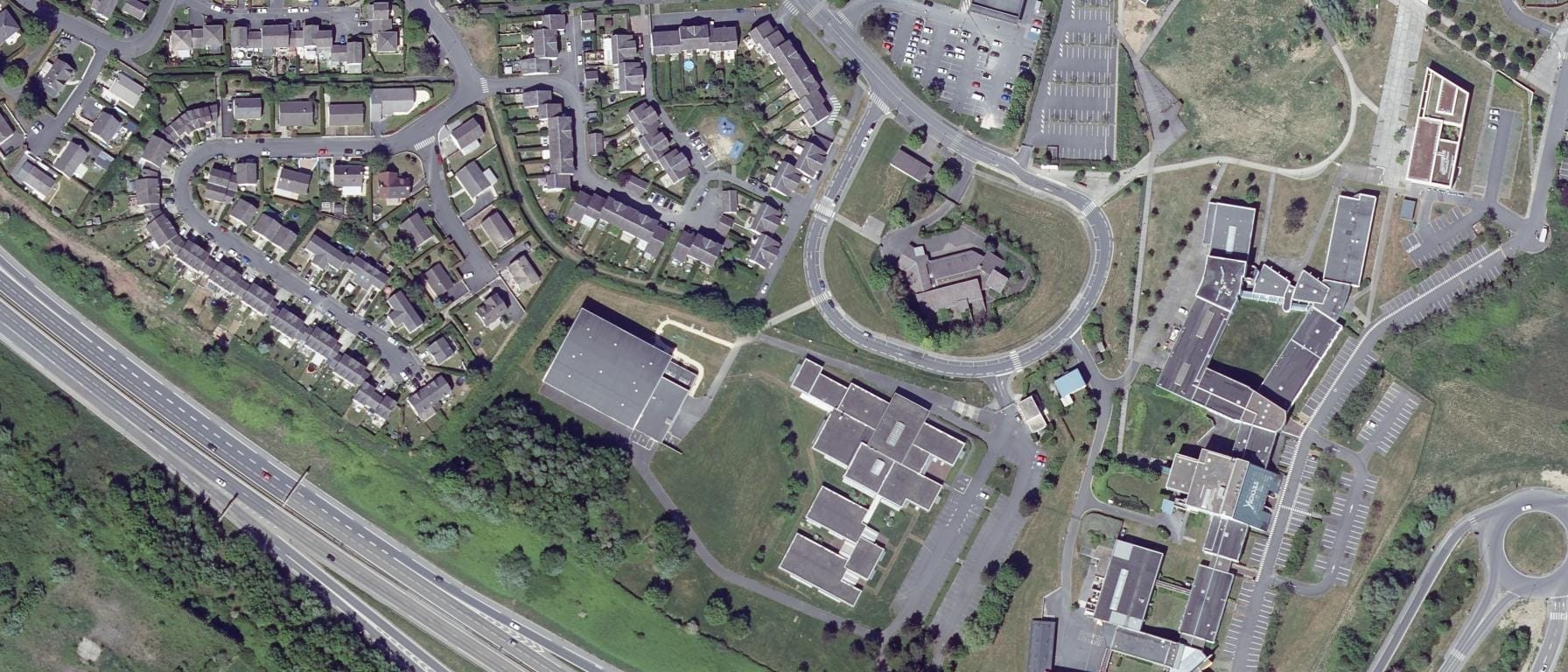 Vue aérienne de INSPE de Reims - Antenne de Charleville-Mézières