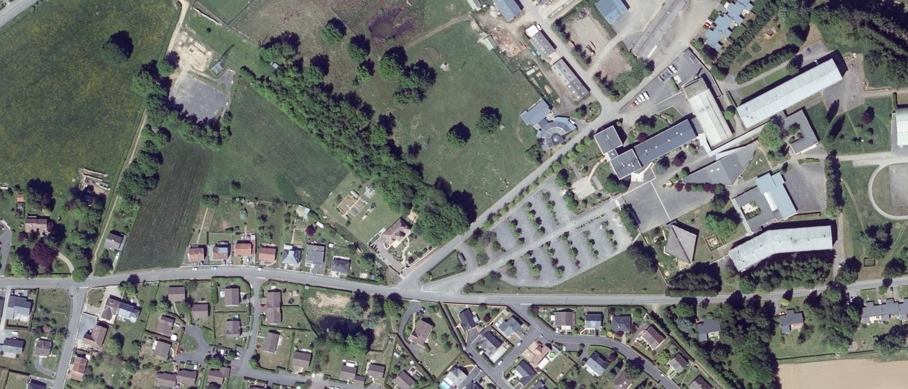 Vue aérienne de Lycée agricole de Charleville le Balcon des Ardennes