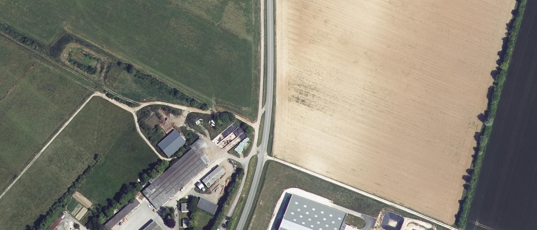 Vue aérienne de CFA agricole des Ardennes
