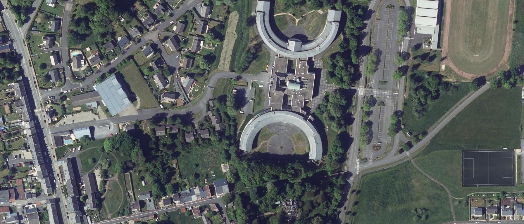 Vue aérienne de Lycée Bazeilles