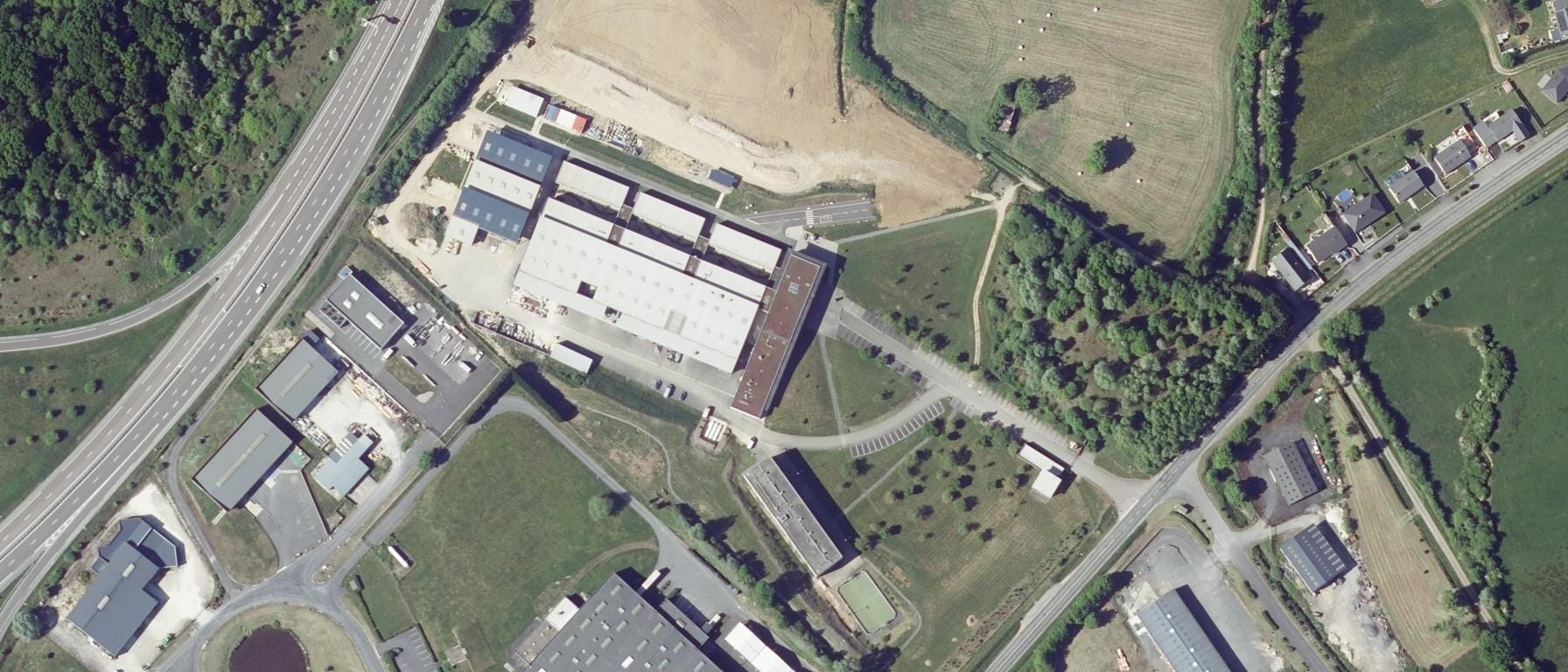 Vue aérienne de CFA BATIMENT ET T.P DES ARDENNES