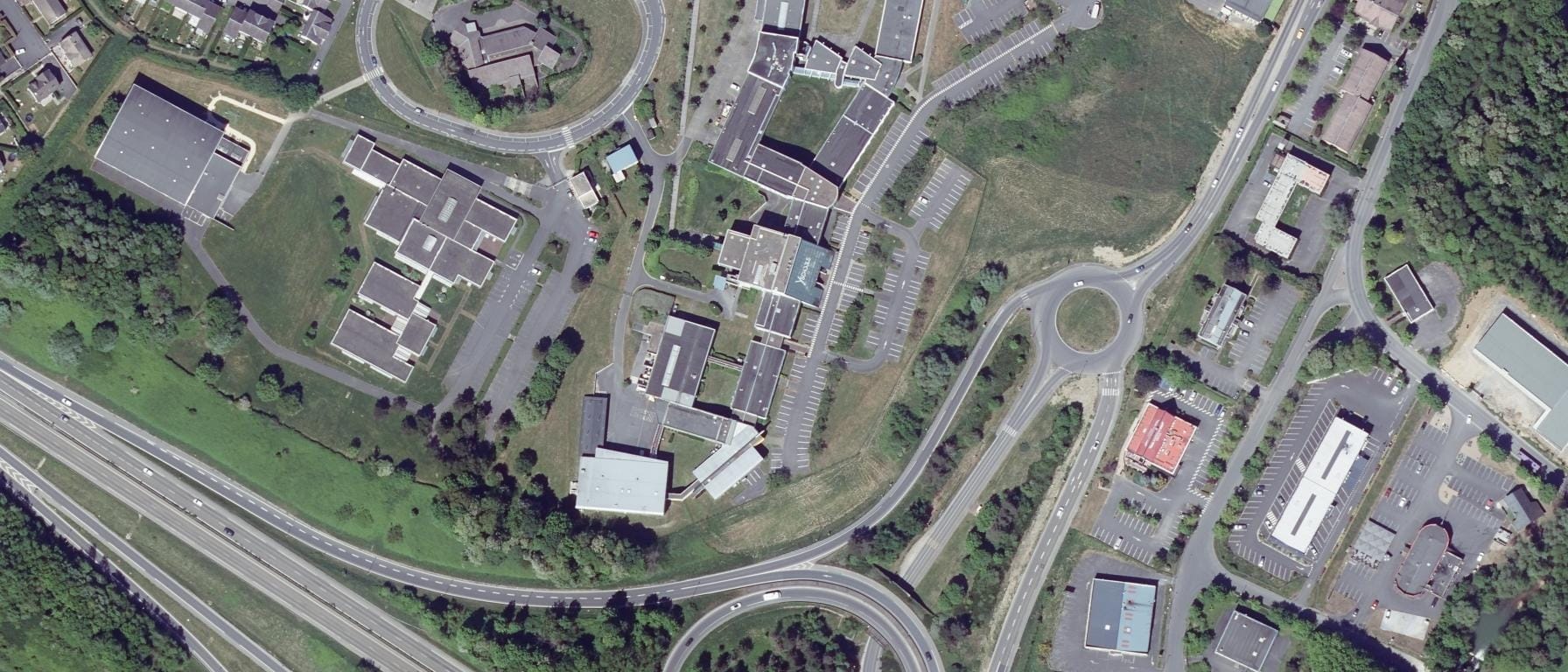 Vue aérienne de EiSINe - Charleville-Mézières