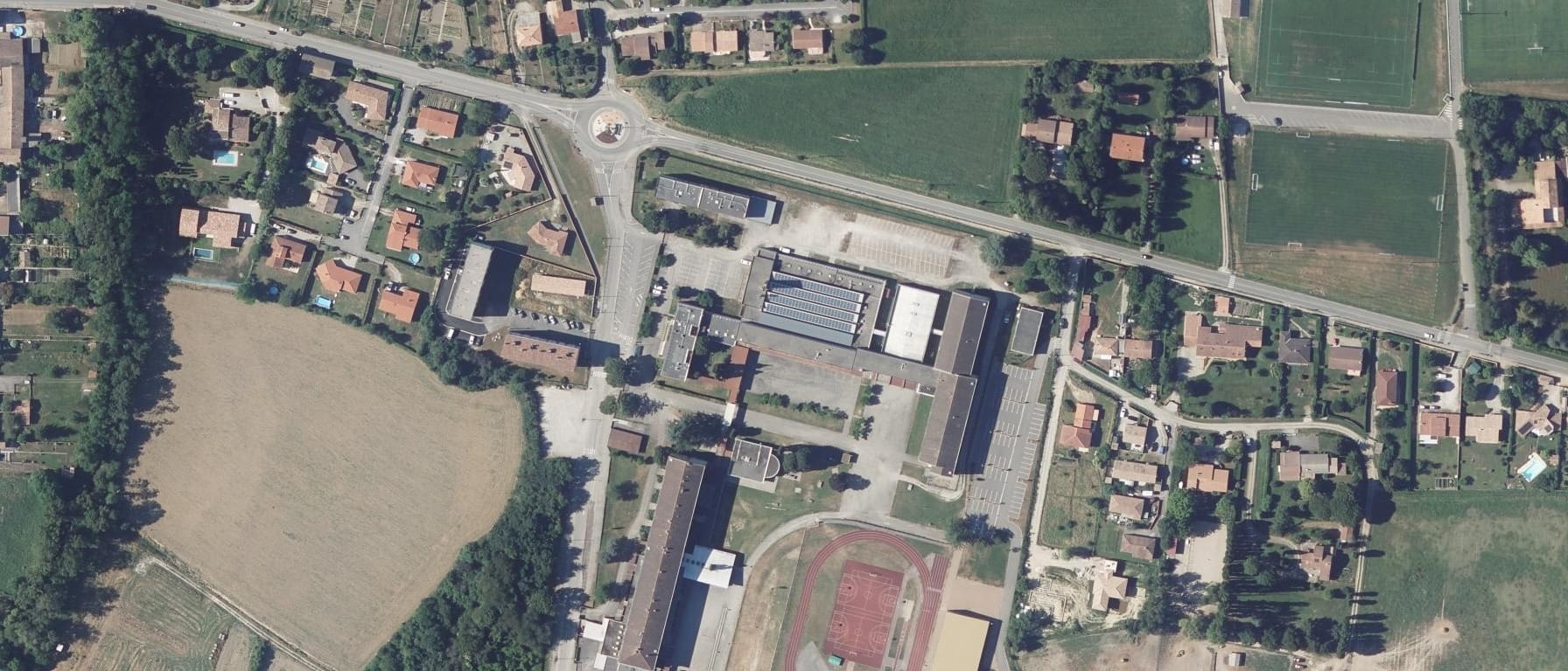 Vue aérienne de Lycée de Mirepoix