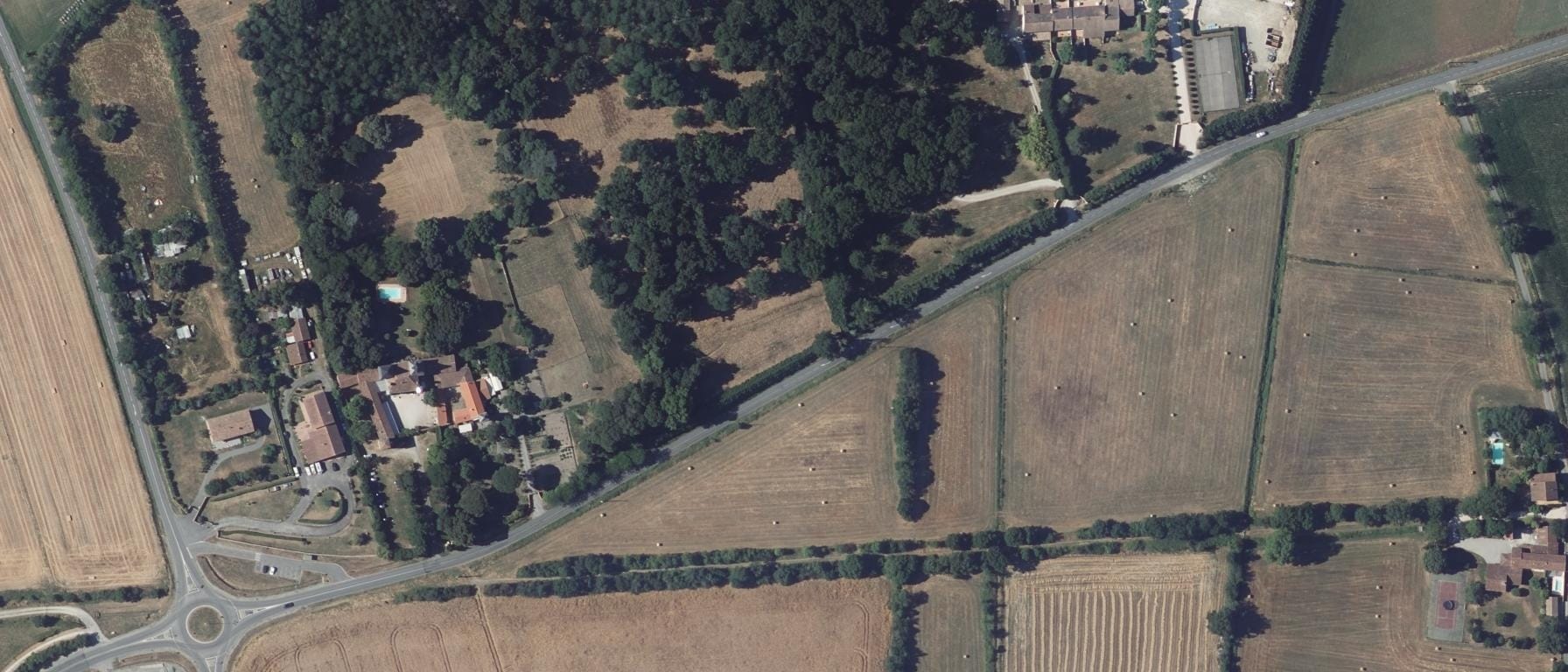 Vue aérienne de L.E.G.T.A. de Pamiers