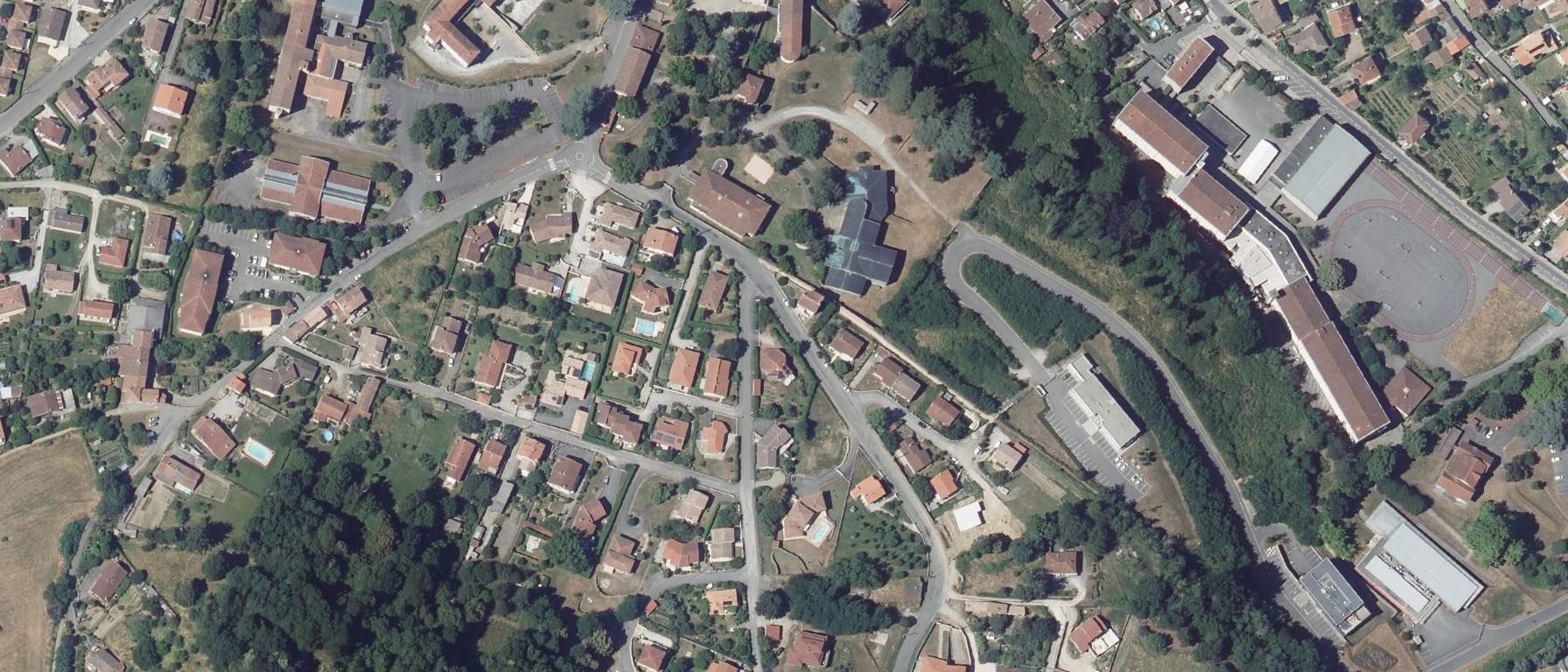 Vue aérienne de Université Toulouse 2 - Antenne de Foix