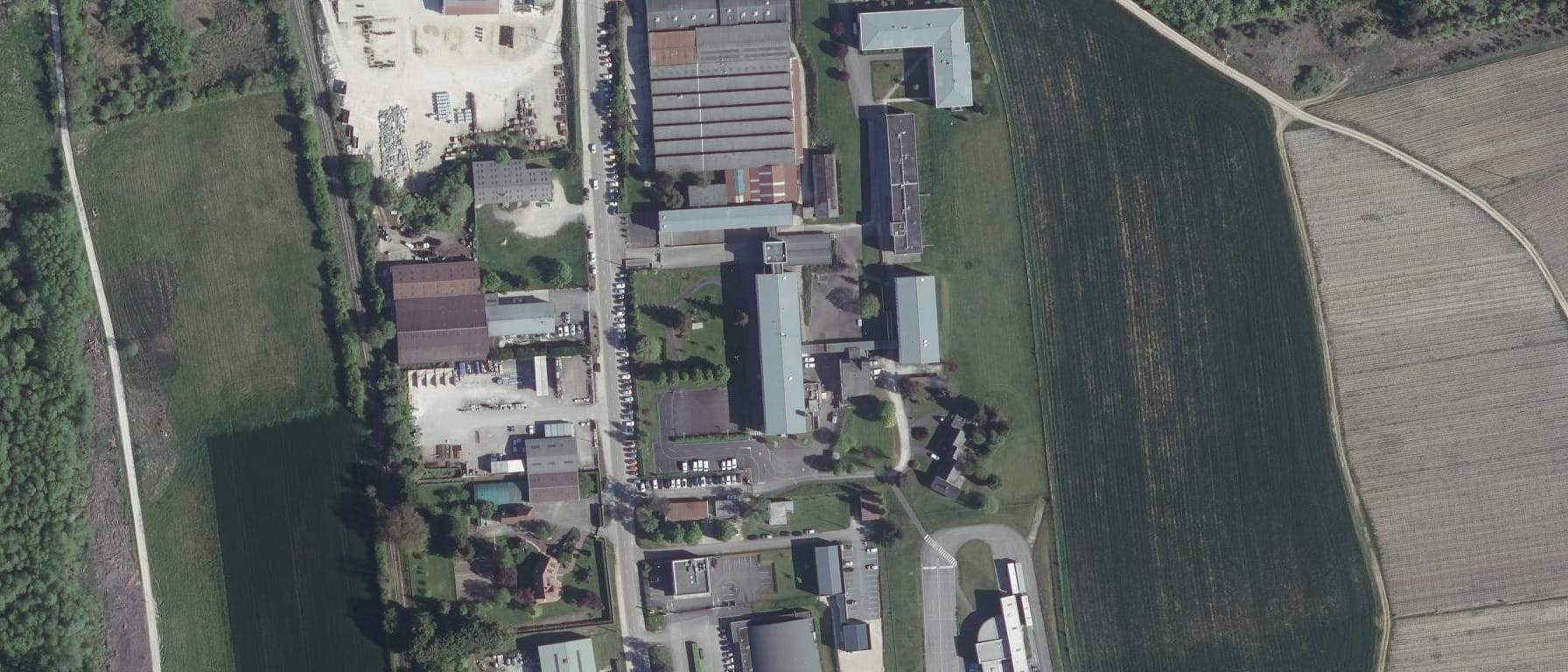 Vue aérienne de Lycée professionnel VAL MORé (maintenance des matériels...)