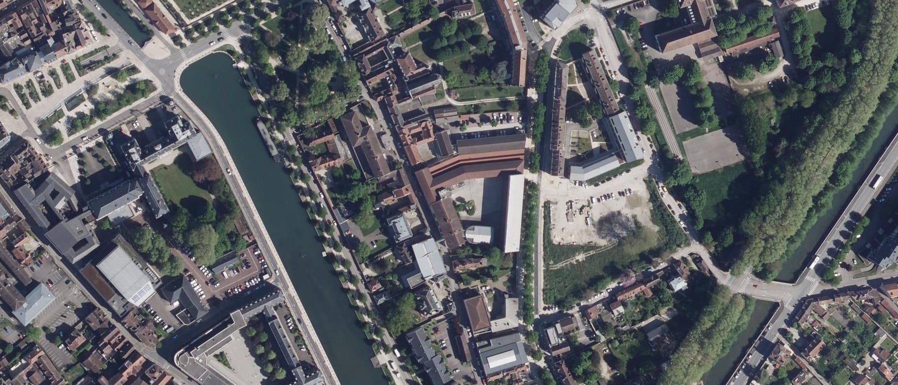 Vue aérienne de Lycée LA SALLE