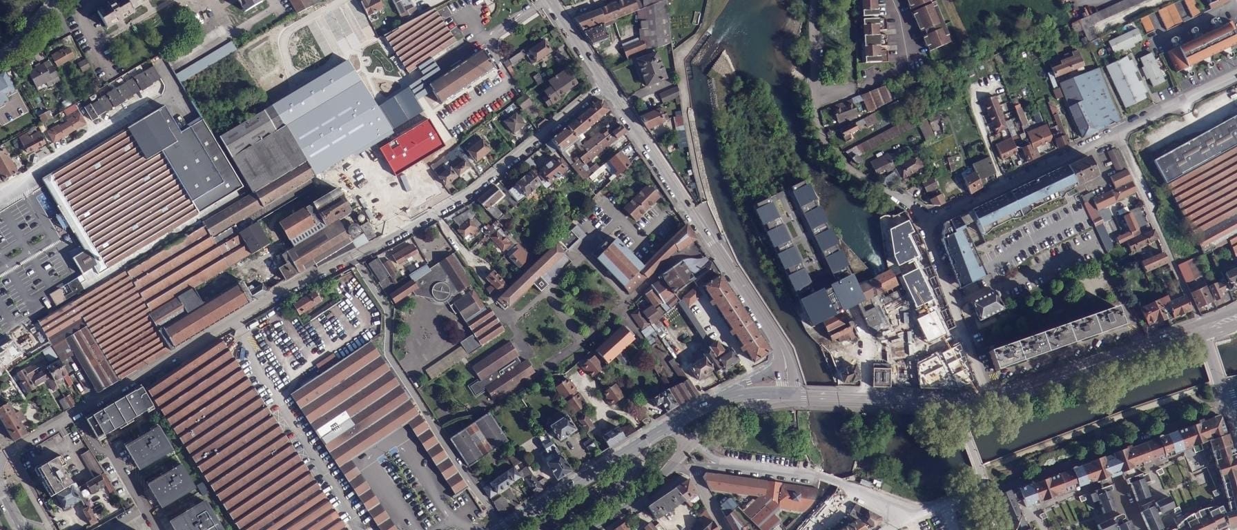 Vue aérienne de Lycée professionnel Leonie Aviat