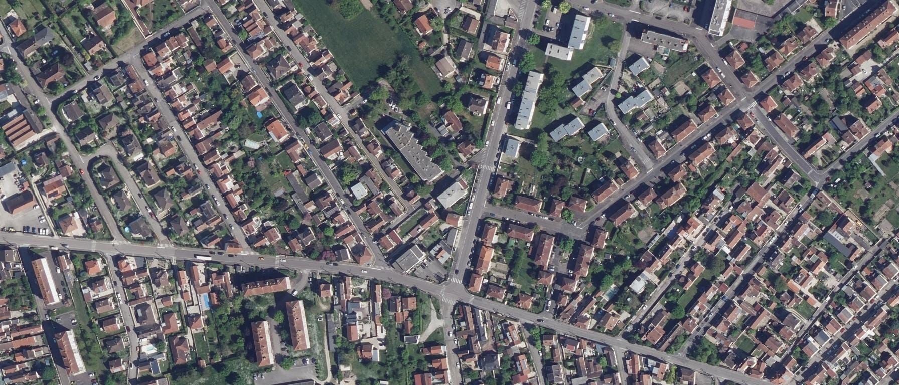 Vue aérienne de Sylvia Terrade Grand Est site de Troyes