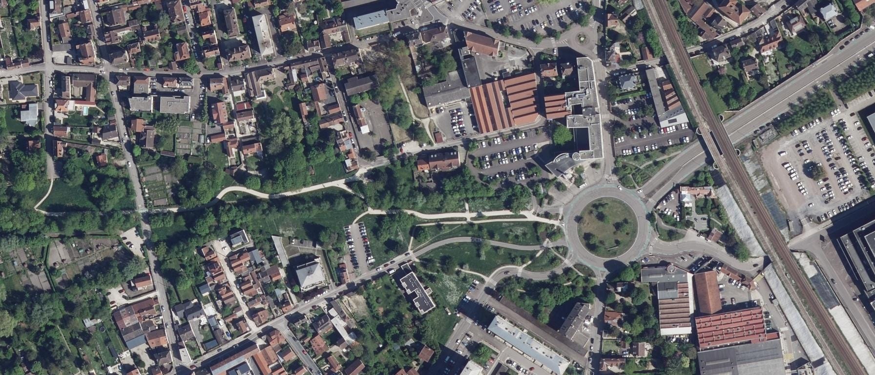 Vue aérienne de Lycée professionnel Jeanne Mance
