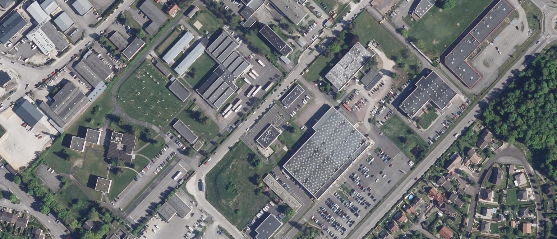 Vue aérienne de CFA Interprofessionnel de l'Aube