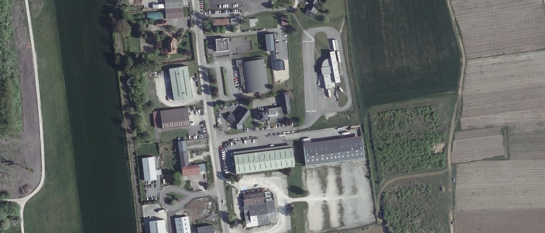 Vue aérienne de CFA agricole de l'Aube - site de Bar-sur-Seine