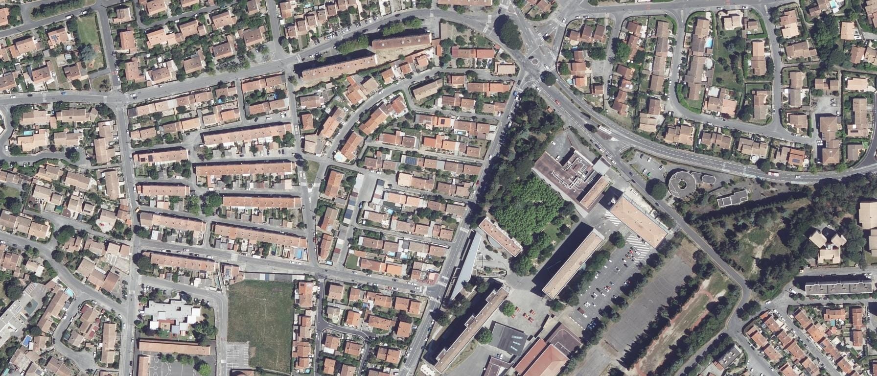 Vue aérienne de Lycée Paul Sabatier