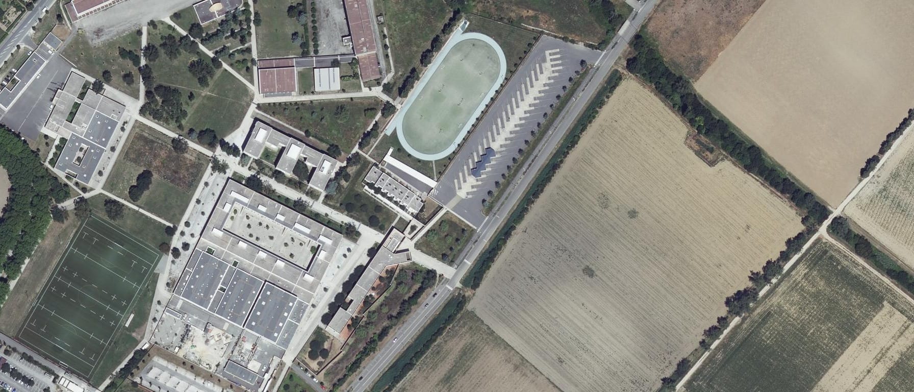 Vue aérienne de IFTP - Institut de Formation des Travaux Publics