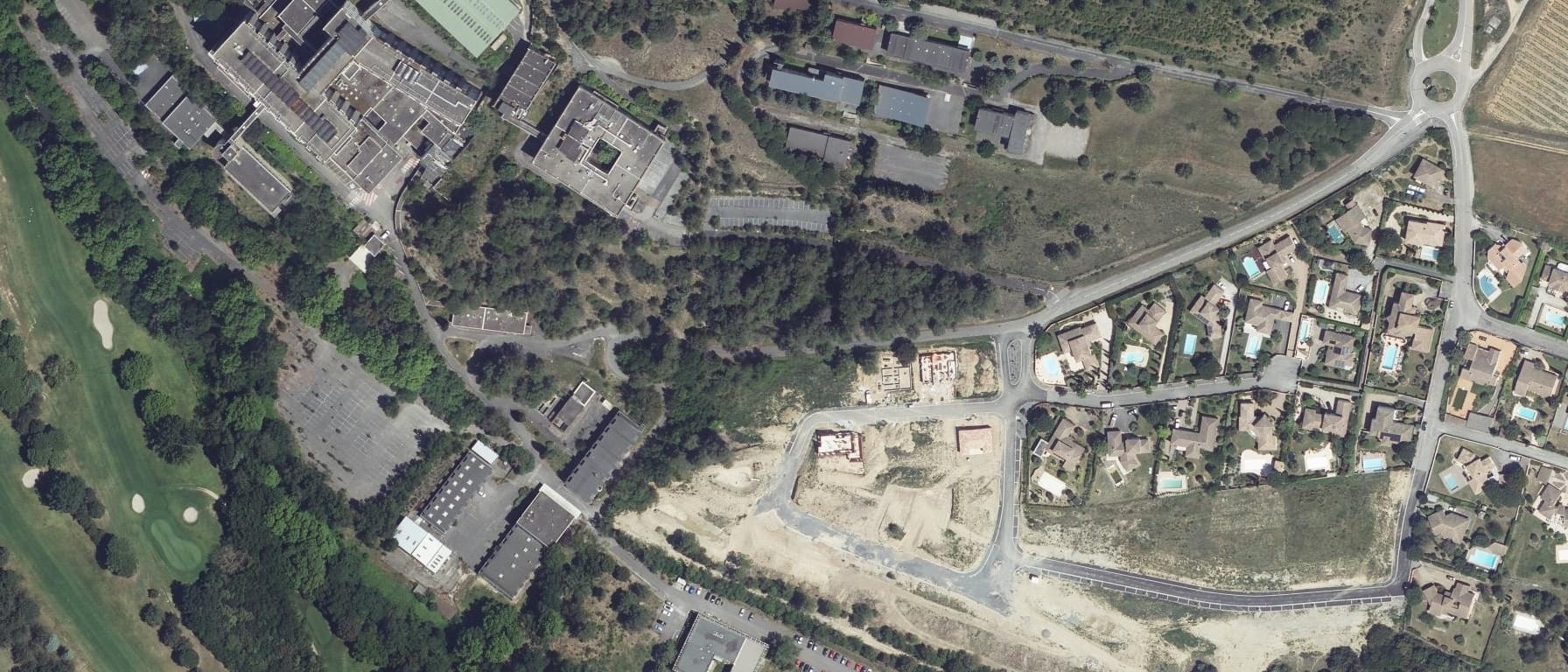 Vue aérienne de IFSI CH de Carcassonne
