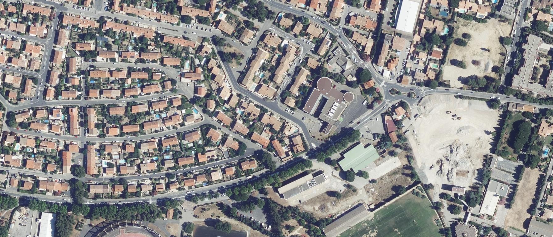 Vue aérienne de Université de Perpignan - Antenne de Narbonne
