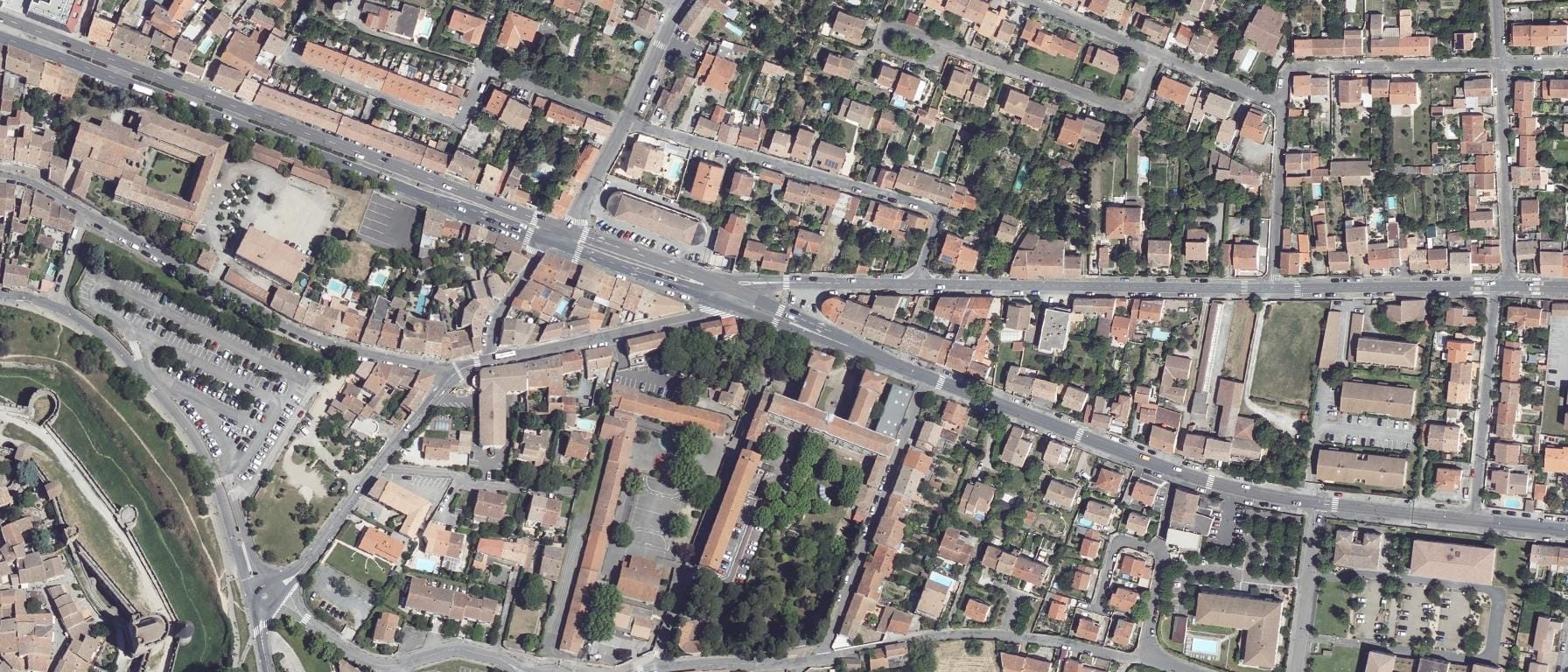 Vue aérienne de Université de Montpellier, Antenne de Carcassonne