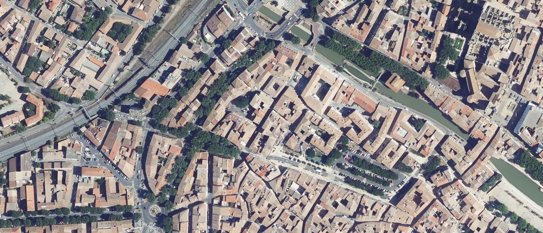 Vue aérienne de Formasport