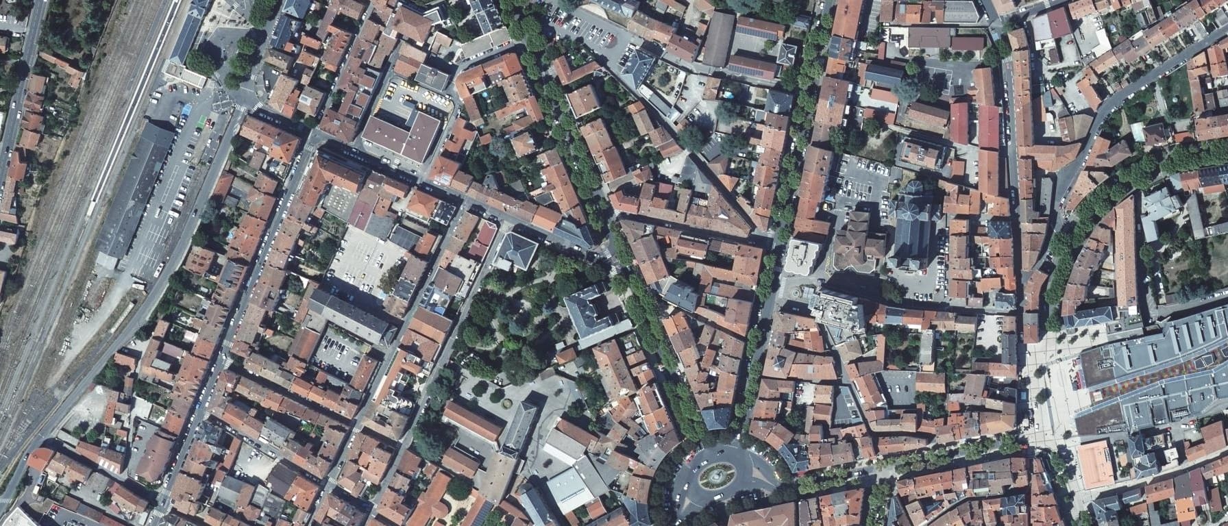 Vue aérienne de Lycée Jean Vigo